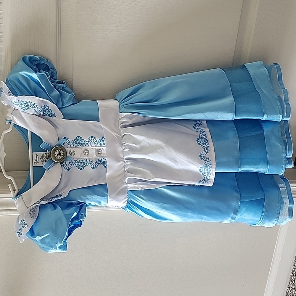 Disney Store Alice in Wonderland Costume Dress Size 5/6